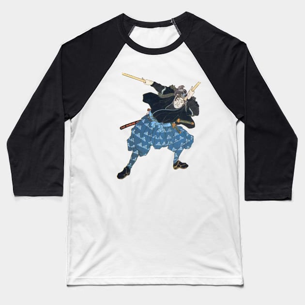 Miyamoto Musashi Baseball T-Shirt by Minni